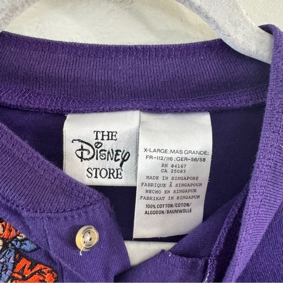Vtge Disney 90s Women's Winnie The Pooh Long Sleeve Embroidered Shirt Purple, XL - Picture 4 of 9